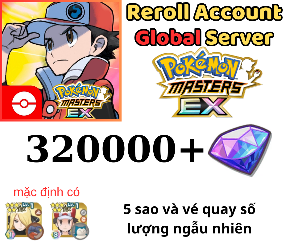 Pokémon Masters EX 320k Gem